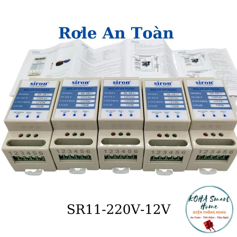 Role an toàn cho phao điện máy bơm SR11 chính hãng SIRON - 5 bộ