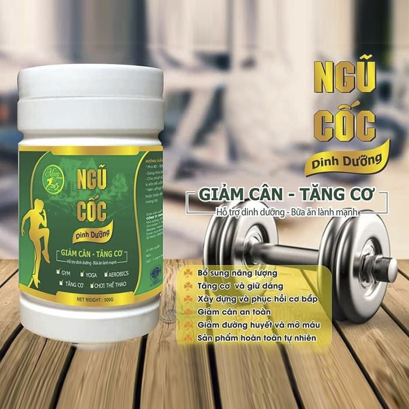 Bột ngũ cốc tăng cơ Mombeauty