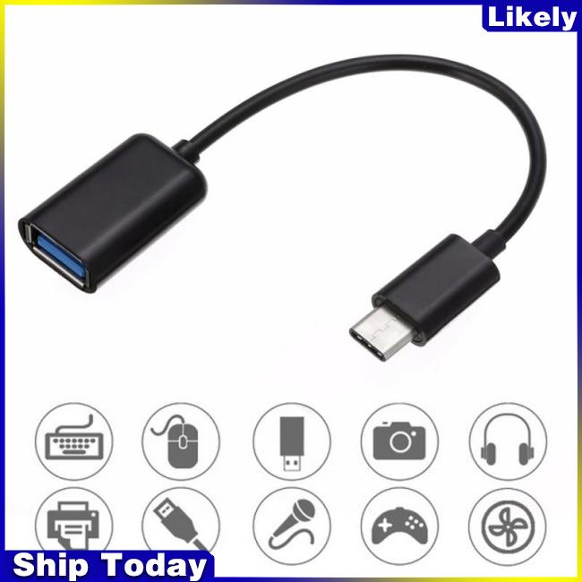 Đầu Chuyển Đổi Cổng Type-C Sang OTG Cho Chuột Và Bàn Phím