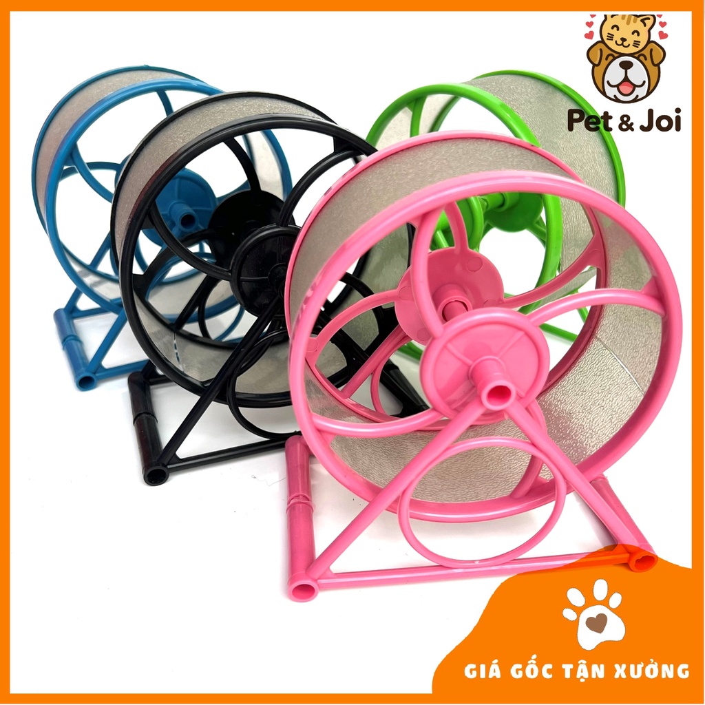 WHEEL HAMSTER⚡CHỈ 1 NGÀY⚡- WHEEL NHỰA TOROSO CHO HAMSTER 12CM - PET&amp;JOI PETSHOP