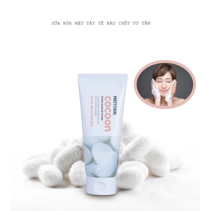 Sữa rửa mặt tẩy da chết Cocoon