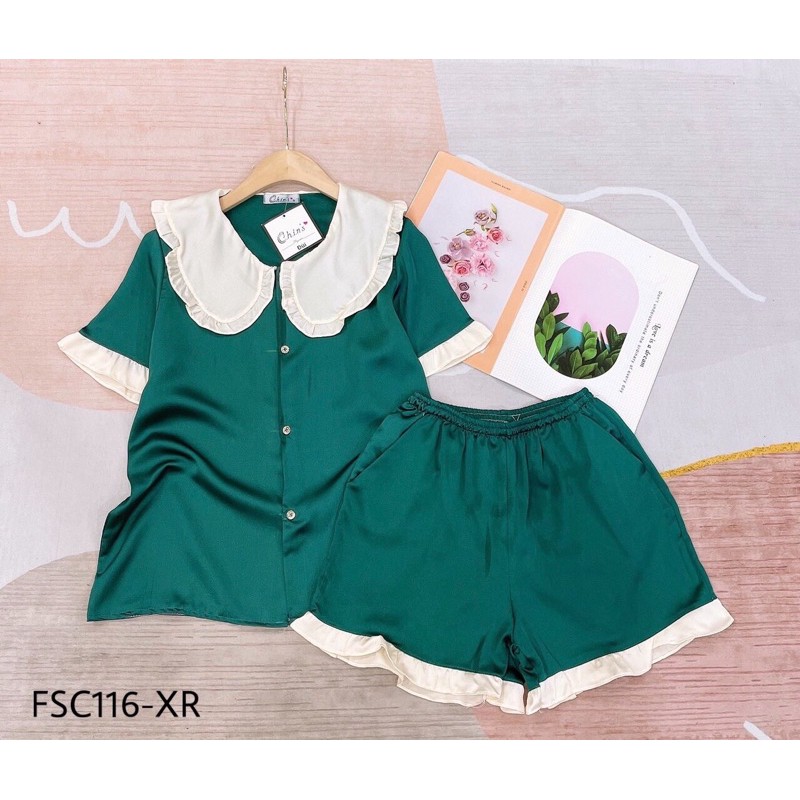 [FREESHIP] Đồ ngủ nữ mặc nhà lụa satin cực mát, tay ngắn quần đùi siêu xinh, độc lạ, họa tiết dễ thương | BigBuy360 - bigbuy360.vn