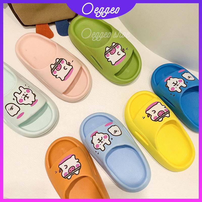 Oeteo Dép Xỏ Ngón Đi Trong Nhà Đế Dày Thiết Kế Dễ Thương Cho Bé