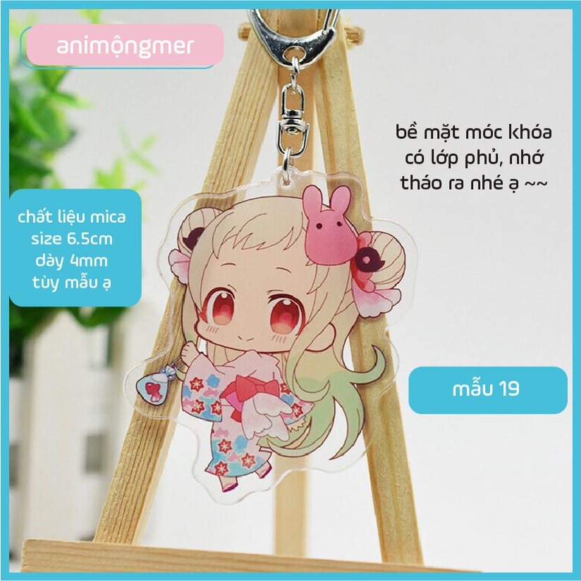 Móc khóa hanako-kun nhà xí