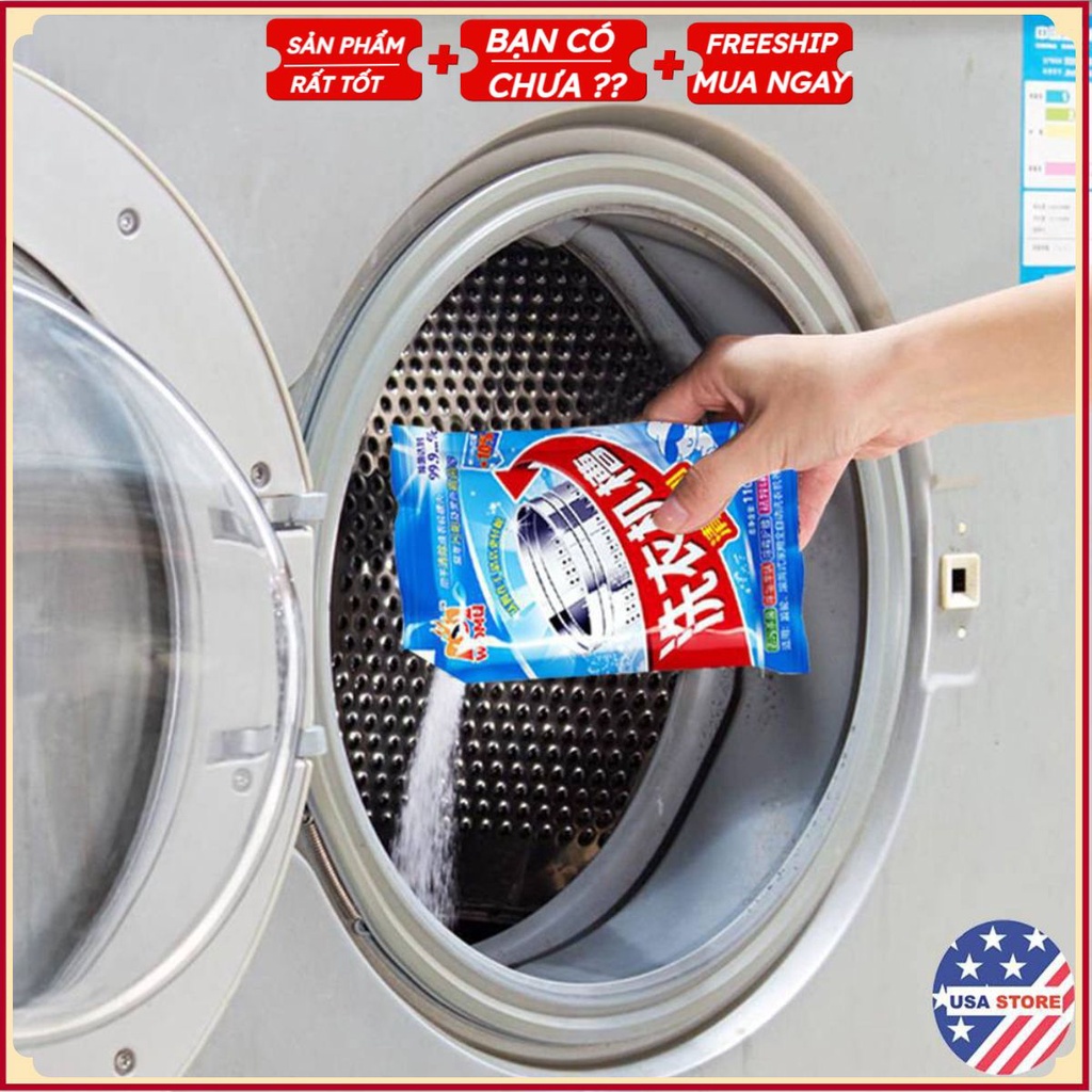 Gói Vệ Sinh Lồng Giặt Tặng Gói Thông Ống Cống Renew