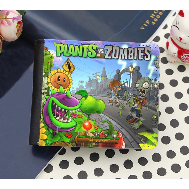 Ví da nam Plants Vs Zombies thời trang