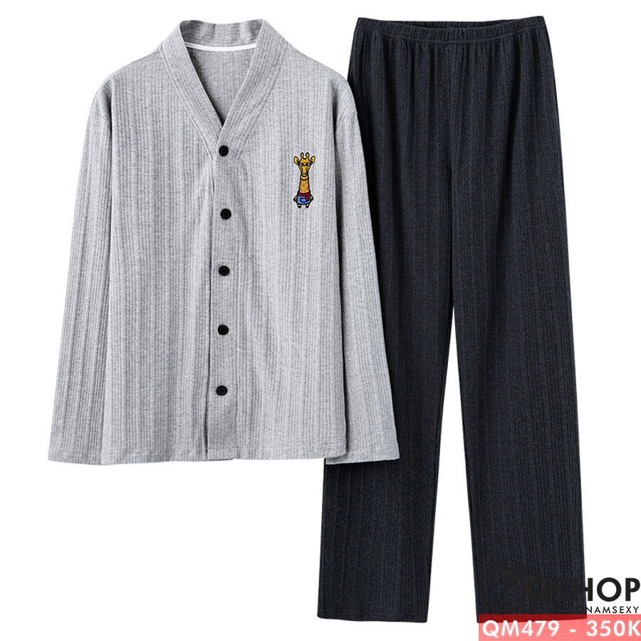 Bộ đồ pijama nam thun cotton QSHOP QM479