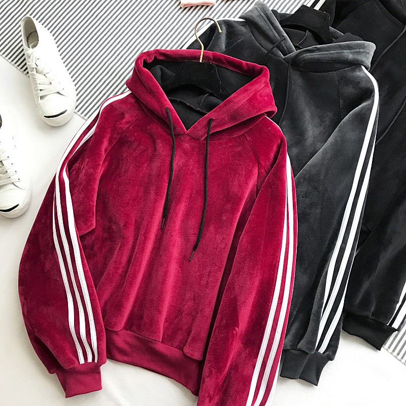 (CHỈ CHỐT TRÊN LIVESTREAM) Áo hoodie nỉ nhung SECONDHAND hàng tuyển