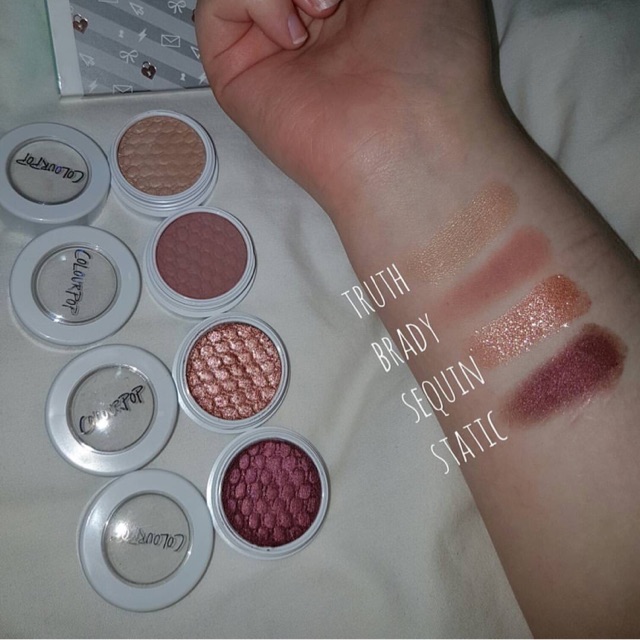 Colourpop Love Line - set 4 hũ phấn mắt