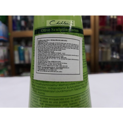 Gel dưỡng tạo kiểu tóc uốn Chihtsai Sculpting Lotion Olive 250ml cam kết chính hãng 100%