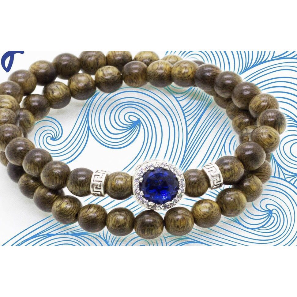 Vòng Tay Trầm Hương Mix Charm Đá Phong Thủy - Vòng Tốc Vườn Thơm Dịu Nhẹ VTTH84