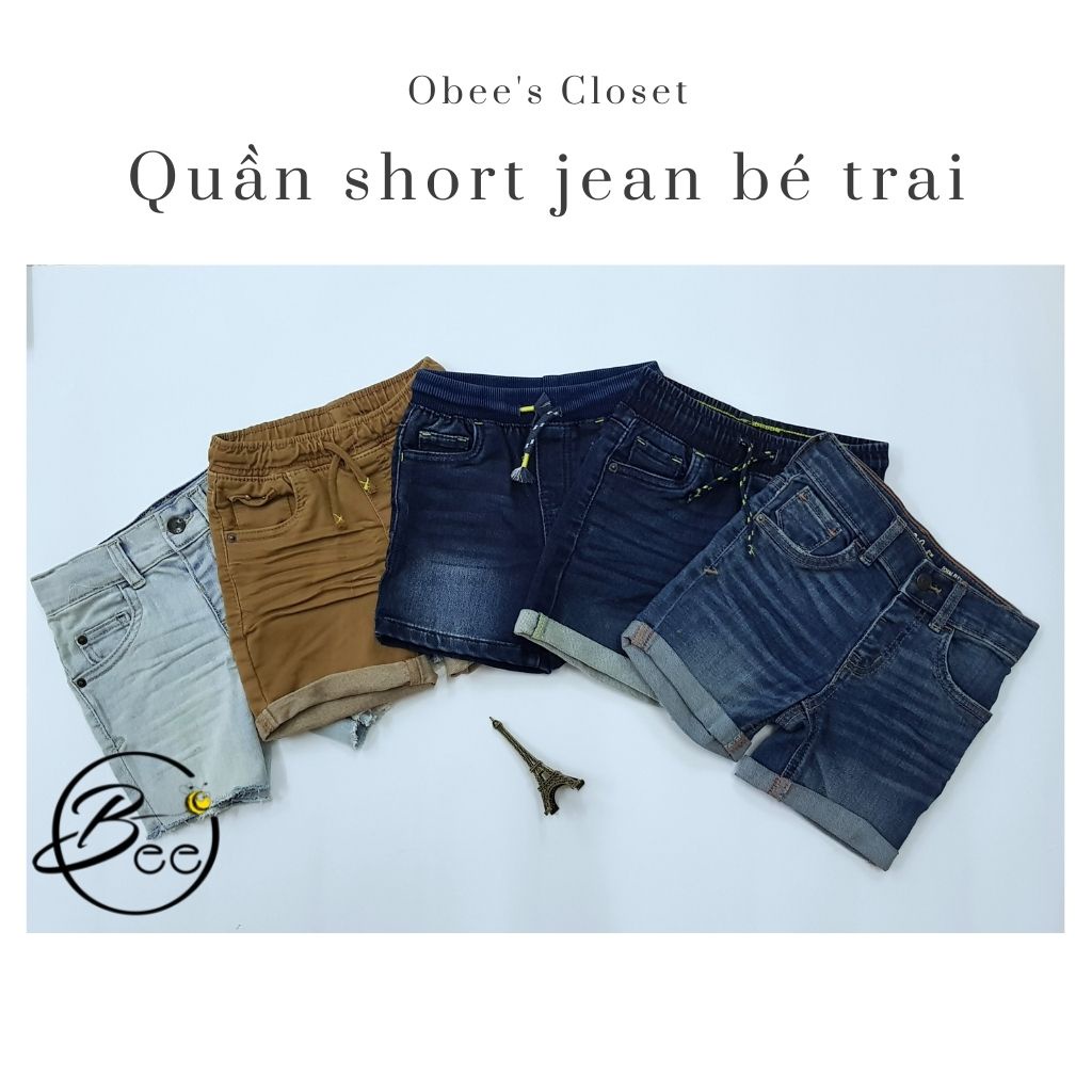 Quần short jean bé trai Obee's Closet