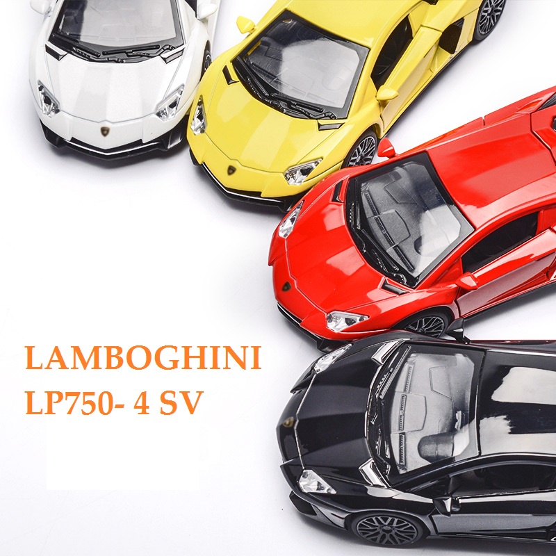 Đồ Chơi Mô Hình ÔTô Tĩnh, Siêu Xe Thể Thao lamborghini, Mc Laren, LyKan Hiper Sport Bằng Sắt Tỷ Lệ 1:32 Cao Cấp Giá Rẻ