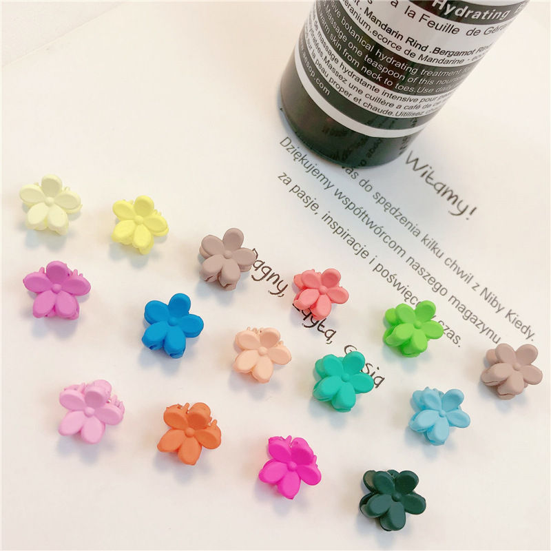 Set 5 kẹp tóc AY mini kiểu dáng hoa phong cách Hàn Quốc xinh xắn