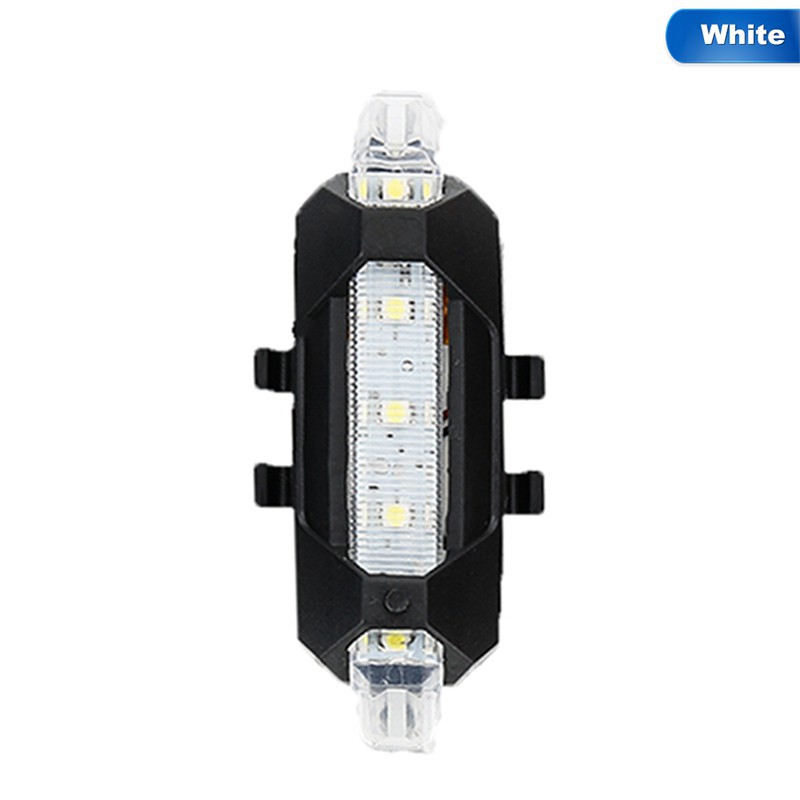 Đèn Báo Hiệu Gắn Đuôi Xe Đạp 5 Led Usb Có Thể Sạc Được