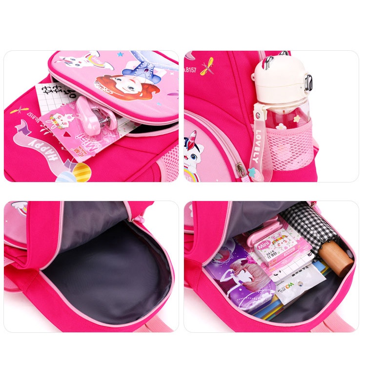 Ba lô mầm non Mẫu giáo hình siêu nhân, công chúa sofia, elsa. Cặp Đi Học Cho Bé Trai Và Bé Gái Mẫu Giáo