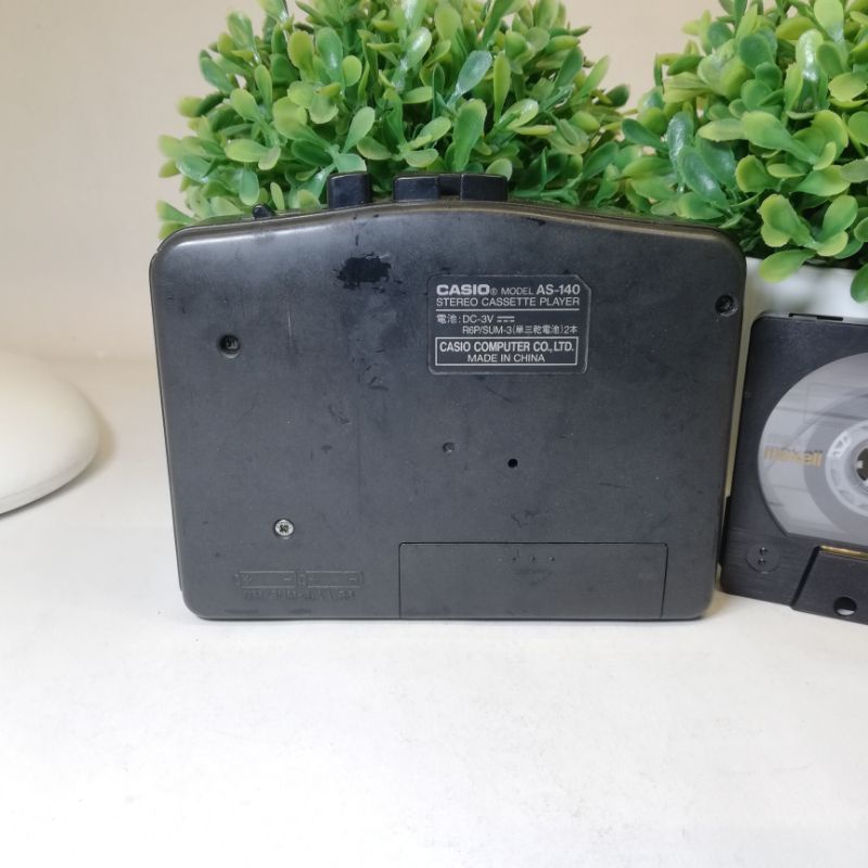 Máy nghe nhạc băng tape cassette casio AS-140 băng chạy 2 chiều có tăng bass