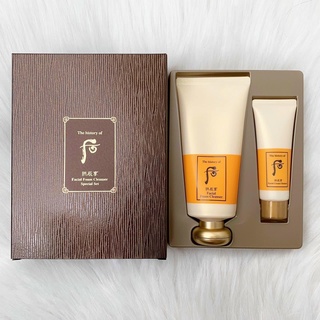 Set sữa rửa mặt whoo 180ml