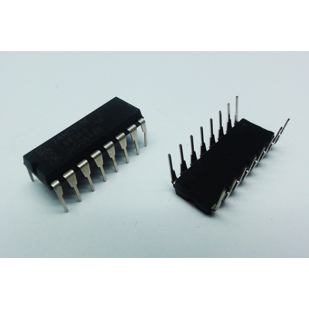 IC số 74HC151N (74151) / DIP-16 / 1-of-8 Line Data Selector / Linh Kiện Điện Tử
