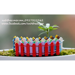 Hàng rào gỗ trang trí mô hình, tiểu cảnh