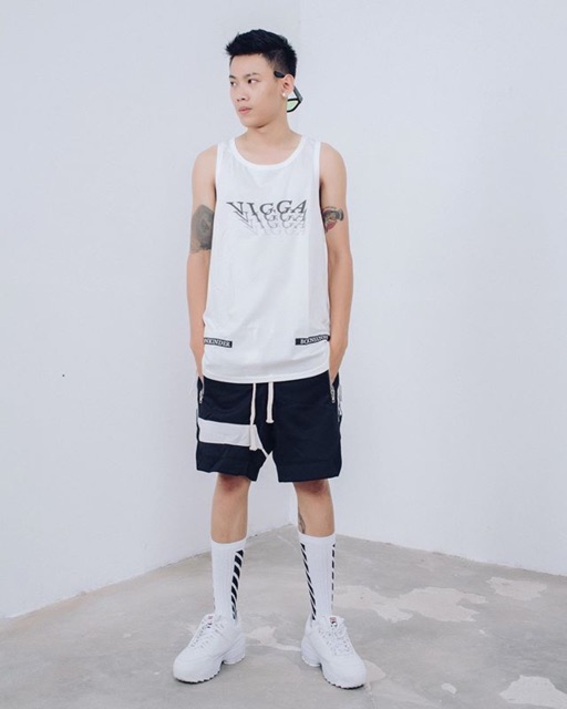 Áo tanktop layer Vigga trắng