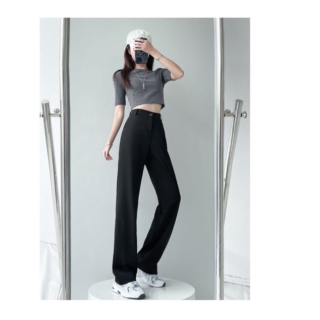 Quần rống rộng 95cm cạp cao hách chân