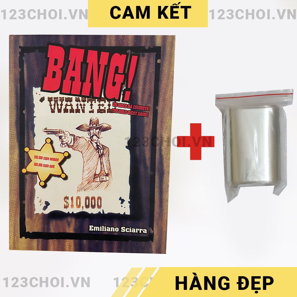 Combo Đồ chơi Board game Bang mở rộng + Túi bọc thẻ bài