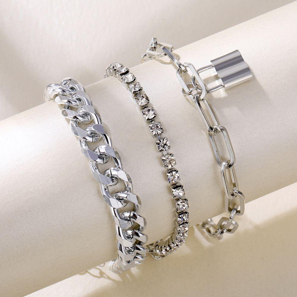 BSUNS Lắc Chân Nhiều Lớp Đính Đá Lấp Lánh