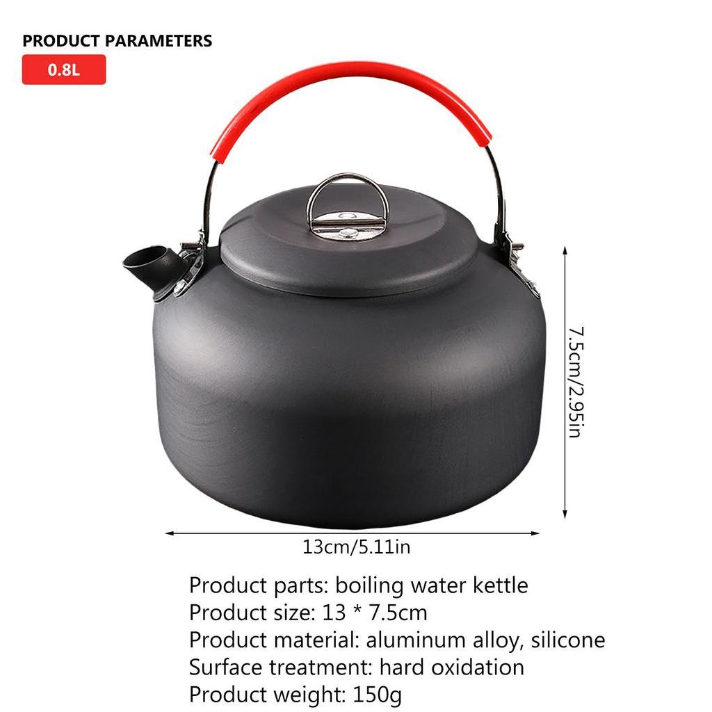 Ấm Đun Nước Siêu Nhẹ 1.4L Bằng Nhôm Nhỏ Gọn Cho Hoạt Động Ngoài Trời，ấm đun nước bằng nhôm，ấm đun nước ngoài trời dung tích lớn