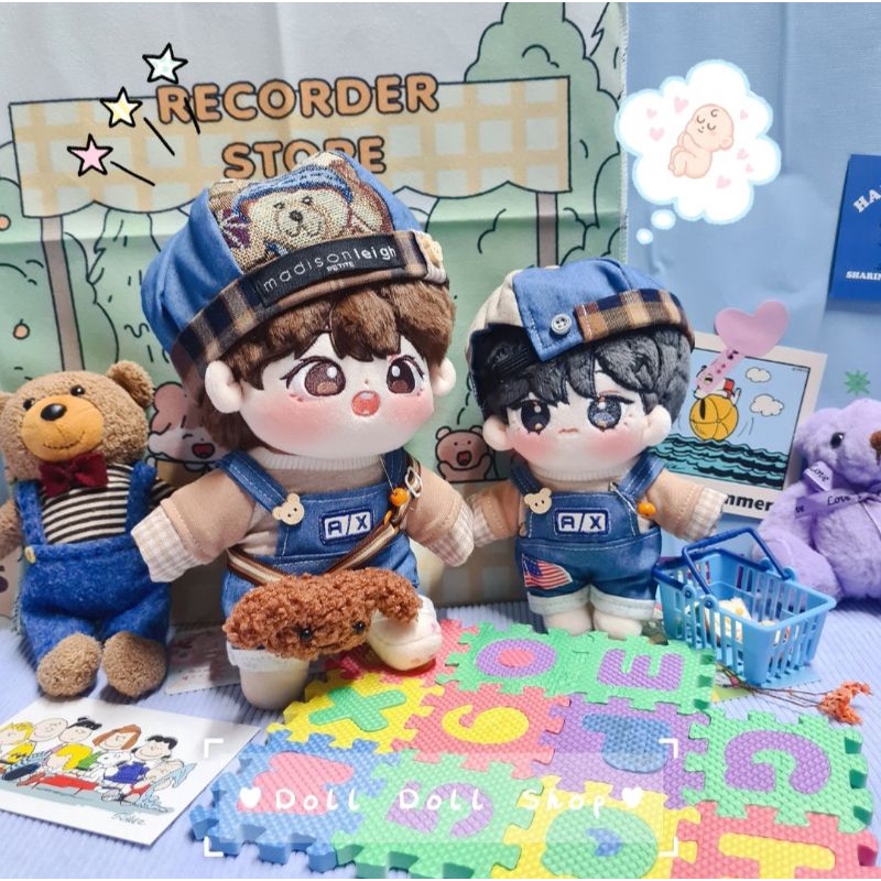 Outfit cho búp bê doll 20cm, 15cm