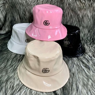 Nón Tai Bèo Nam Nữ Chất Da Đính Logo Nhiều Màu Mũ Bucket Chống Nắng