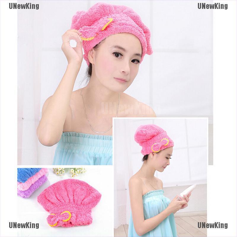 Khăn Quấn Tóc Bằng Sợi Siêu Nhỏ Thấm Hút Tiện Dụng