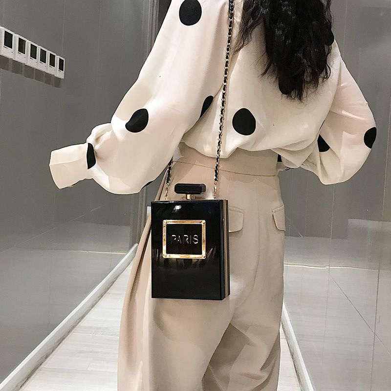 Túi Đeo Chéo Hình Chai Nước Hoa Phong Cách Nhật Hàn 2022 Thời Trang Cho Nữ