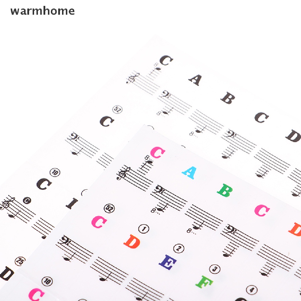 Miếng Dán Phím Đàn Piano 54 / 61 Trong Suốt