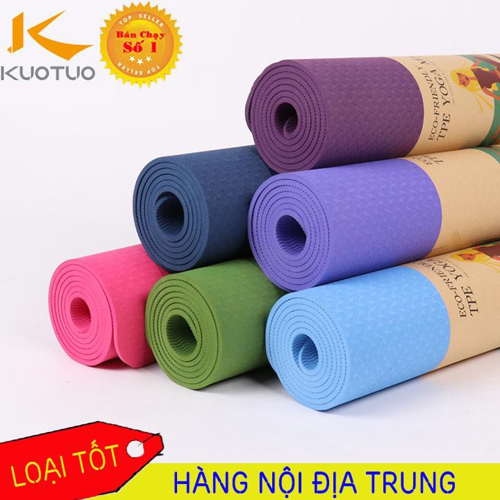 [GIÁ SỈ] [LOẠI TỐT] THẢM TẬP YOGA TPE CAO CẤP 2 LỚP