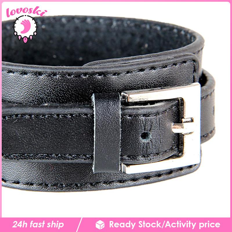 Vòng Tay Da Bò Bản Rộng Thời Trang Cho Nữ