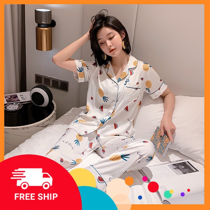 [SiêuHot] ❊Bộ pijamalụa mặc nhà cao cấp❊ y hình 100% chất lụa tơ mềm đẹp | BigBuy360 - bigbuy360.vn