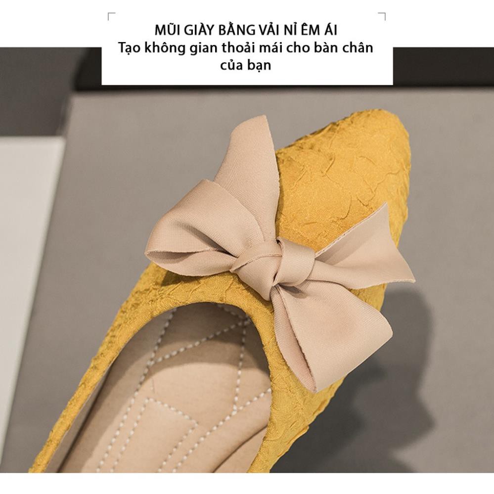 Giày Búp Bê Mũi Nhọn Đế 1,5cm Mềm Êm Chân Hot Trend ST59 - Mery Shoes | BigBuy360 - bigbuy360.vn