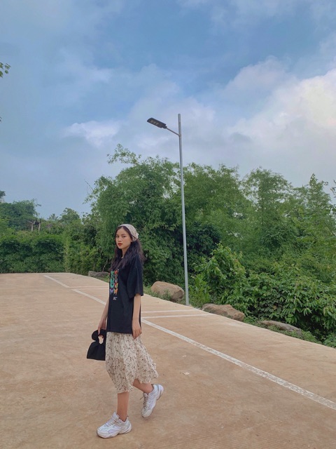 Váy Hoa Nhí Xếp Li Hot Trend