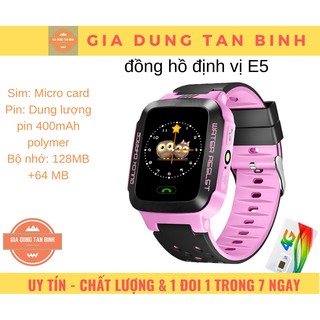Đồng hồ định vị e5 sài xim - bh 3 tháng