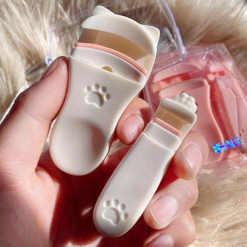 Kẹp Uốn Mi 3D Hình Móng Vuốt Mèo Dễ Thương Tạo Dáng Và Uốn Cong Mi