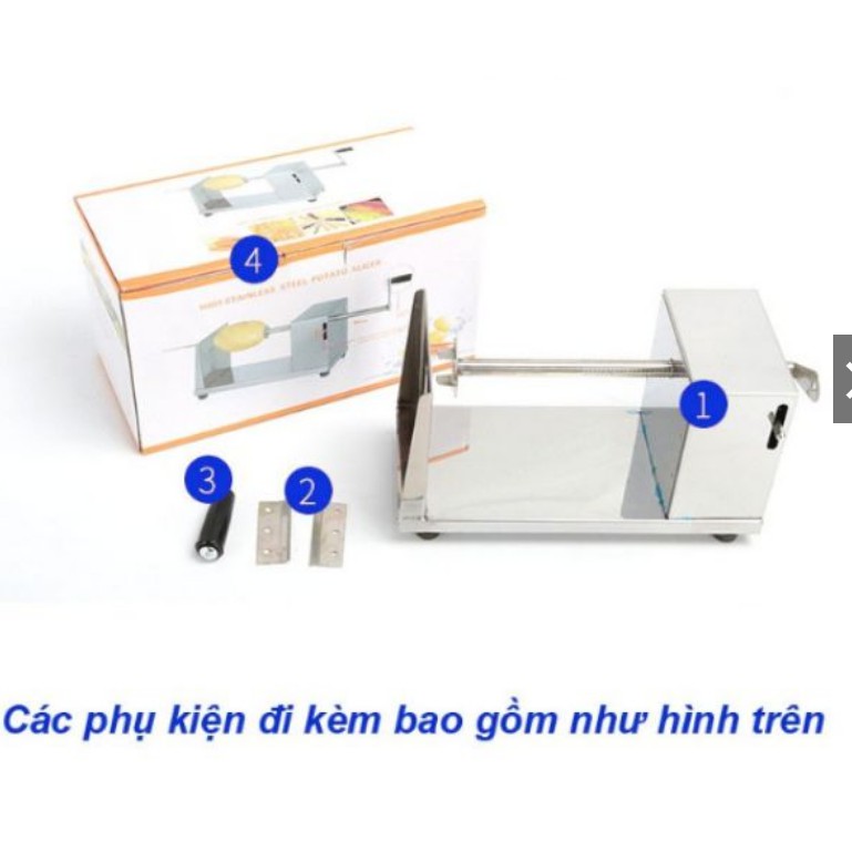 Máy Cắt Khoai Tây Lốc Xoáy ( Tặng 2 lưỡi dao)