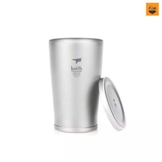 Keith ly bia giữ nhiệt titanium 320ml