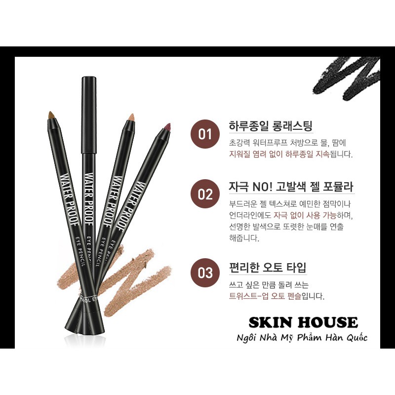 Chì Kẻ Mắt Aritaum Idol Water Proof Eye Pencil  ★★★★★ ★★★★★kì