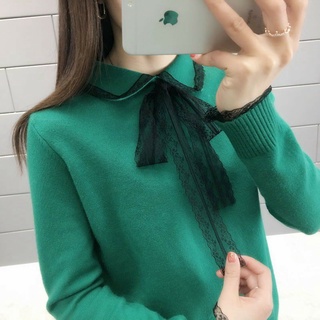 Áo len thắt nơ cao cấp hàng quảng châu