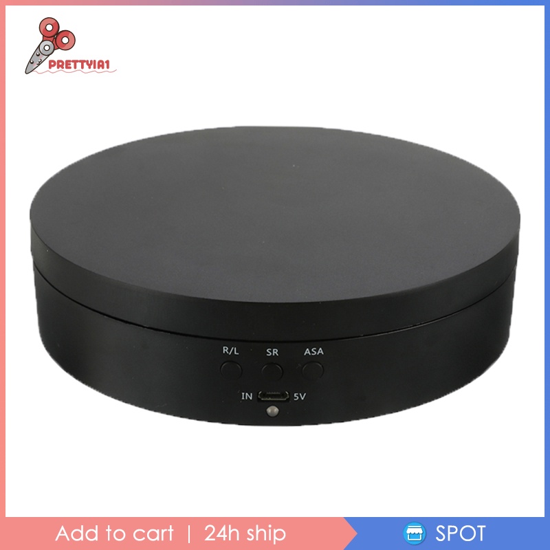 Giá Đỡ Mỹ Phẩm 3D Màu Đen Có Thể Xoay 360 Độ Prettyia1
