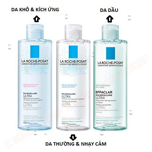 Nước làm sạch sâu tẩy trang cho Da dầu nhạy cảm La Roche Posay hiệu quả vượt trội giúp lấy đi lớp trang điểm - Nhập Pháp | BigBuy360 - bigbuy360.vn