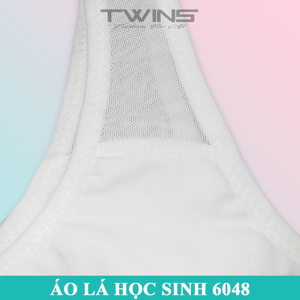 Áo lá học sinh cotton 2 lớp đệm SD6048 cho bé gái mới lớn dậy thì cấp 1, cấp 2, cấp 3 mềm mịn thoáng mát