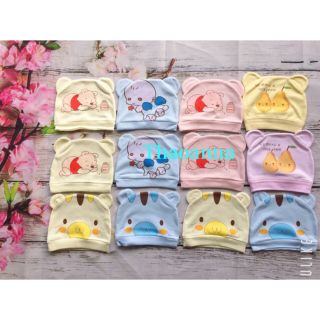 Mũ sơ sinh cotton cho bé 0-3 tháng