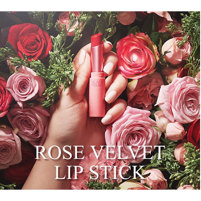 Son Thỏi Siêu Mịn, Siêu Lì Black Rouge Rose Velvet Lipstick